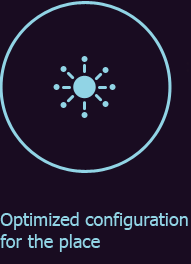 Optimized configuration for the place