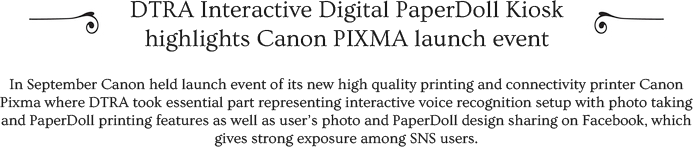 Voice recoginition Canon PIXMA campaign