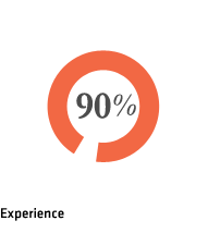Experience 90%