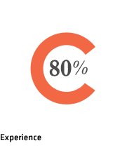 Experience 80%