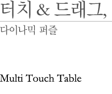 ġ & 巡, ̳  - Multi Touch Table
