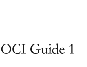 OCI Guide 1
